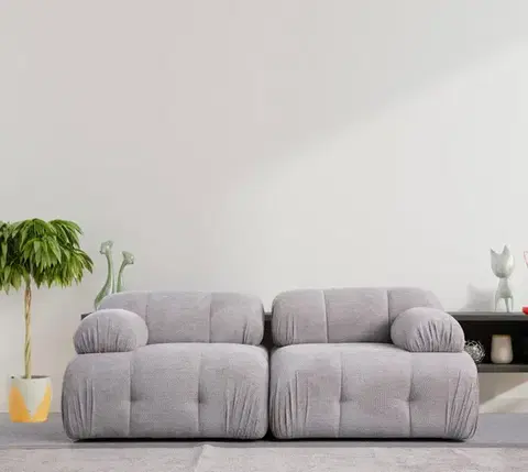 Dvoumístná pohovka Petite 2 - Light Grey