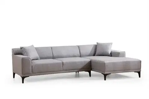 Rohová sedací souprava Petra R Corner - Light Grey