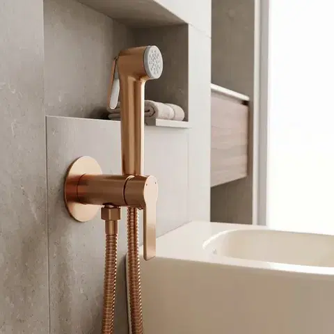 REA Podomítková bidetová baterie Argus Brush Copper REA-B9895