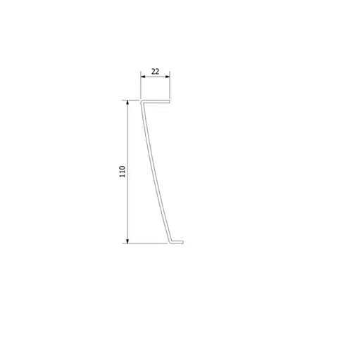 POLYSAN RENA R 90x80 R550 čelní panel, pravý 72893