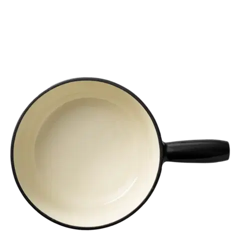 Litinový fondue hrnec smaltovaný černý ø 22 cm — Jupiter Lunasol - 601295