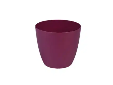 PLASTKON - Květináč dekorační ELLA 18cm vínový