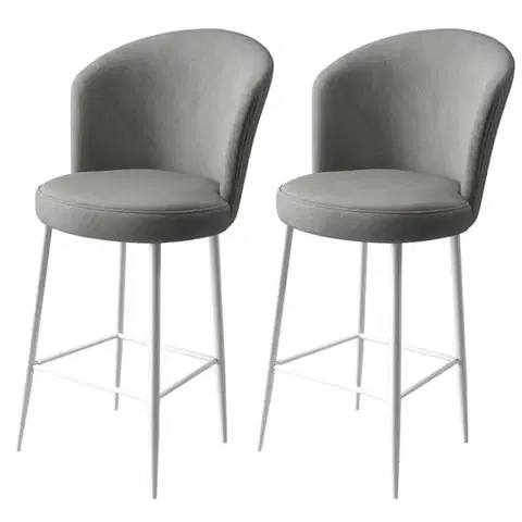 Sada barových židlí Alte Grey and White, 2 ks, 2 ks