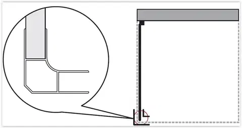 FORTE Sprchová zástěna ANTA FISSA CC Barva rámu Bílá, Rozměr A 100, Výplň Polystyrol 2,2 mm (acrilico) BSAFI10CCP