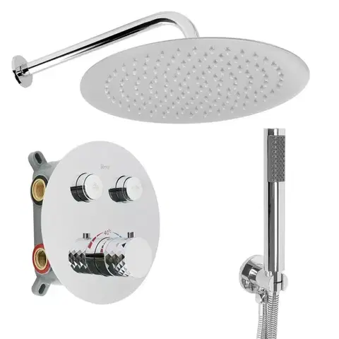 REA Podomítková sprchová sada Lungo Diamond Chrom + BOX REA-P6967