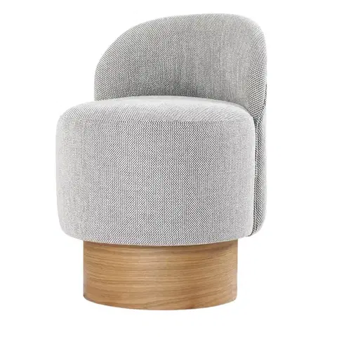 Taburet  Barren Puf Grey
