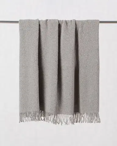 Pléd Boucle 140x200cm silver grey