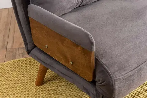 Dvoumístná rozkládací pohovka Cosmo 2-Seater - Grey
