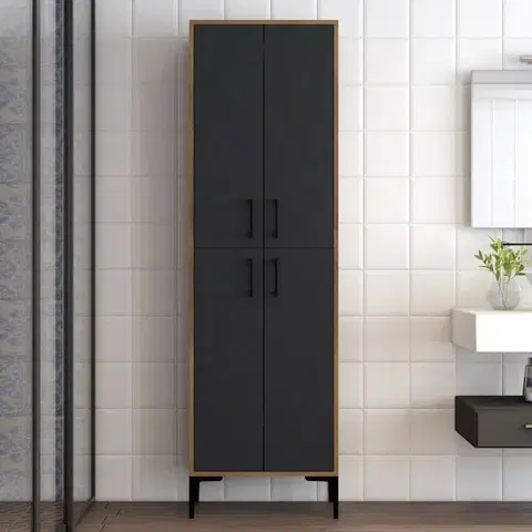 Skříň Berlin Walnut and Anthracite