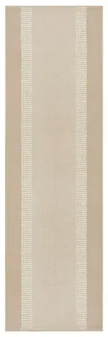Hanse Home, AKCE: 80x200 cm Běhoun Basic 105490 Ivory, béžová, chodba / předsíň
