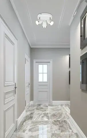 Bílé LED stropní svítidlo, nástěnné svítidlo, 3x40W, Blanca