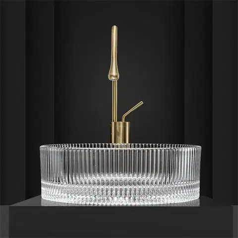 REA Umyvadlo na desku Ingrid Transparent REA-U0278