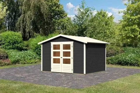 Dřevěný zahradní domek AMBERG 4 Lanitplast