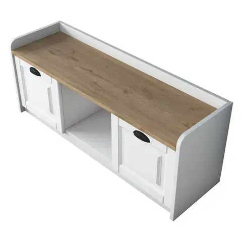 Botník Pilo White and Walnut
