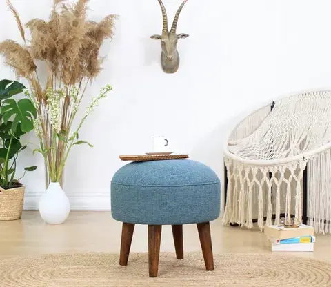 Hanah Home Taburet DEFF modrý