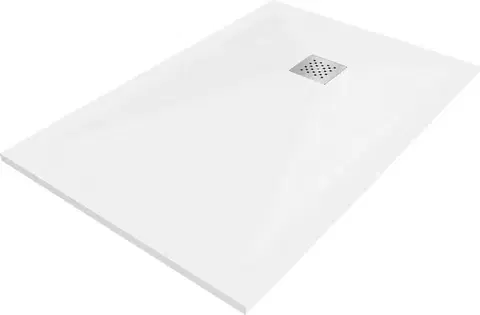 MEXEN Stone+ sprchová vanička obdélníková 140x90, bílá 44109014
