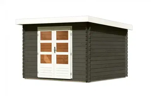 Dřevěný zahradní domek BASTRUP 5 Lanitplast