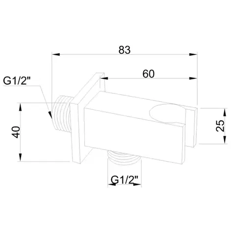 INVENA Vyústění sprchy – square SC-P1-041-P