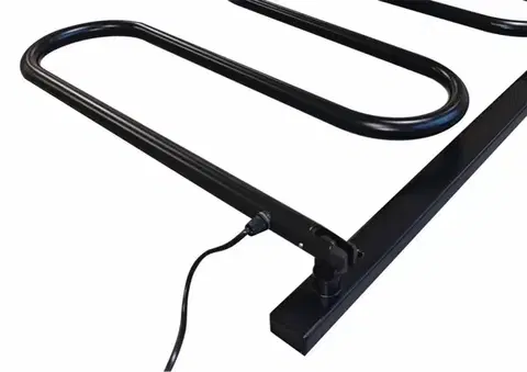 OLSEN SPA Elektrický sušák otočný Barva Černá , Materiál Komaxit, Rozměr radiátoru ES 2 35 x 565 x 475 mm, Výkon 40 W OLBES2OCER