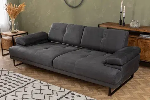 Trojmístná rozkládací pohovka Mustang - Anthracite