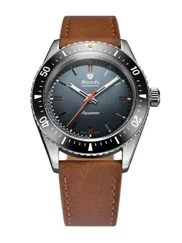 Nivada Grenchen Aquamar Grey - Flat Link Bracelet