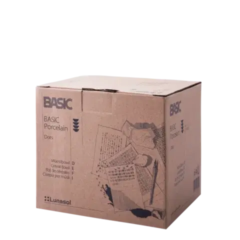 Miska na cereálie 14 cm set 4 ks - Basic Dots - 490823