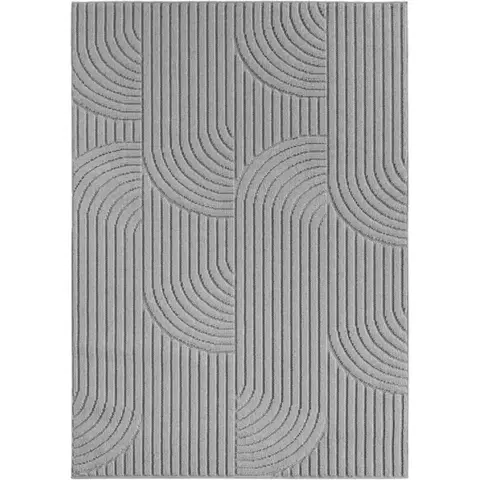 Ayyildiz, Běhoun Helix 2201 silver, 80x250, šedá, chodba / předsíň
