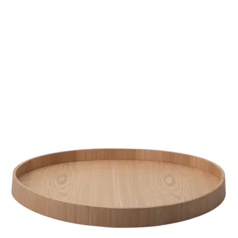 Kulatý tácek Ø 40 cm, V: 3.5 cm – Elements Wood jasan - 593979