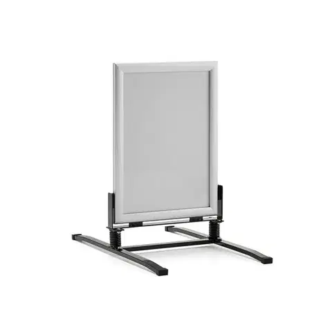 Reklamní stojan, 500x700 mm, hliníkově šedá