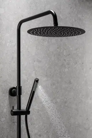 KFA MOZA PREMIUM termostatický sprchový set, černá 5736-920-81