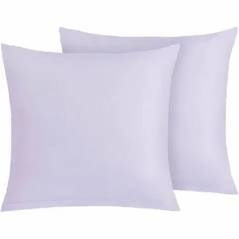 Bellatex Bavlněné povlaky na polštář fialová, 40 × 40 cm, 2 ks, 40 x 40 cm