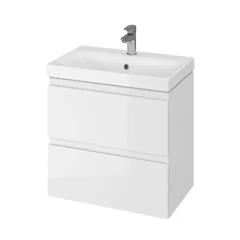 CERSANIT SET 981 MODUO SLIM 60 BÍLÁ DSM (SKŘÍŇKA + UMYVADLO) S801-227-DSM