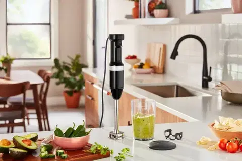 KitchenAid tyčový mixér s příslušenstvím 5KHBV83 - královská červená
