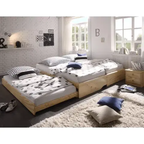 Postel s výsuvnými přistýlkami FLOPY Tempo Kondela