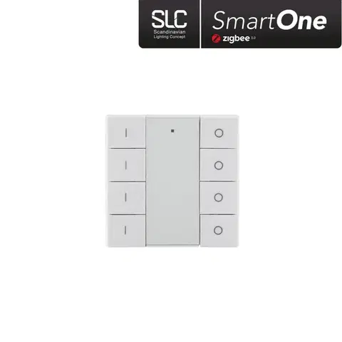 SLC SmartOne Zigbee 4CH nástěnný panel IP20 bílý