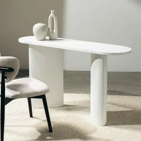 Hector Konzolový stolek Pauline 140 cm bílý