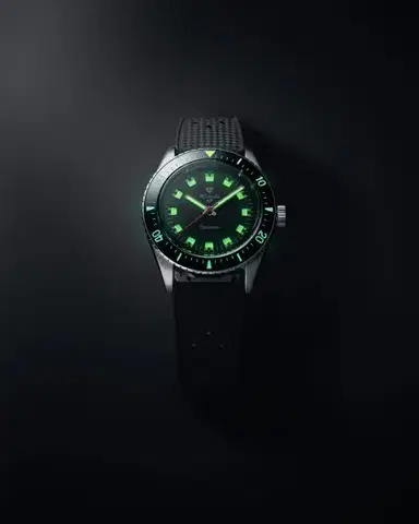 Nivada Grenchen Aquamar Black - Flat Link Bracelet