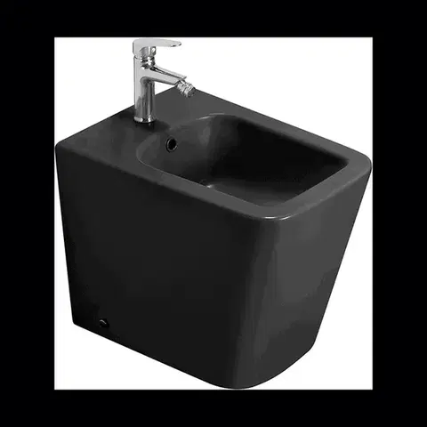 MEXEN Cube bidet stojací, černá mat 36925085