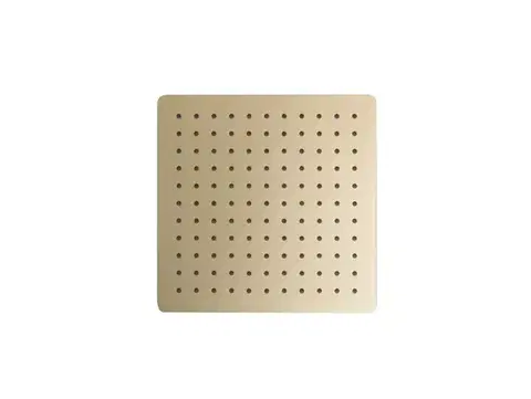 BESCO Hlavová sprcha SLIM UNI S hranatá Barva Zlatá, Rozměr hlavové sprchy  300 × 300 mm BADPUKZL