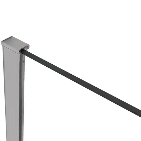 CERANO Profil pro sprchové zástěny Walk-in Onyx Half 8 mm chrom 15 mm CER-676786