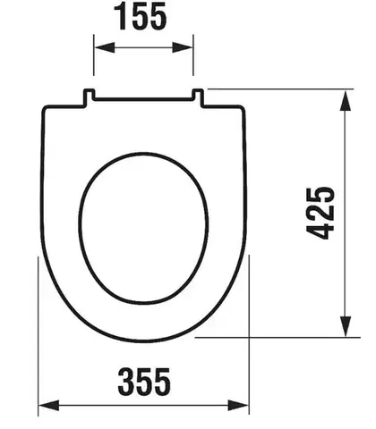 JIKA Lyra plus WC sedátko, bílá H8933843000631