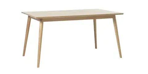 Estila Rozkládací jídelní stůl Aarhus, světlý dub, 150–240 cm