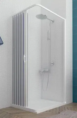 FORTE Sprchová zástěna FLEX VENERE NEW Rozměr A 80, Rozměr B 80, Rozměr C 185, Typ otevírání Zavírání na stranu OLBBXF110001