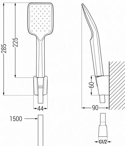 MEXEN/S R-62 sprchový set point, zlato 785625052-50