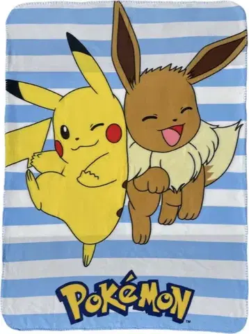 Faro Dětská fleecová deka Polar Pokémon 100x140 cm světle modrá