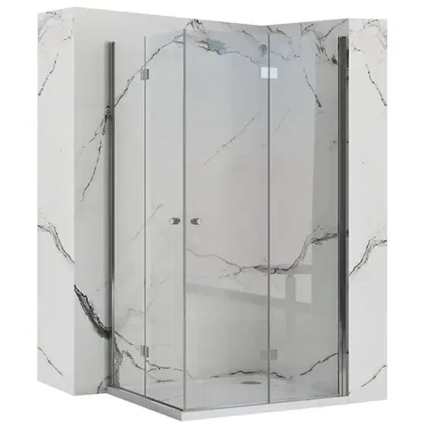 REA/S Skládací sprchový kout FOLD N2 80x120 KPL-07453
