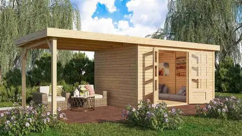 Dřevěný zahradní domek RETOLA 6 Lanitplast