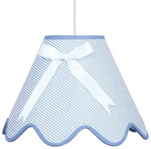 Závěsná stropní lampa Lola e27 modrá