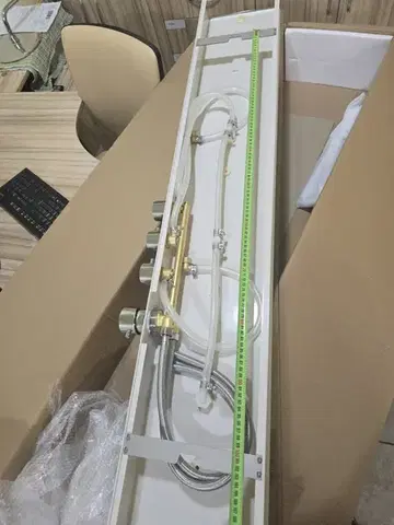 KERRA Sprchový panel s hydromasáží Tore (bílý) 5907548105509