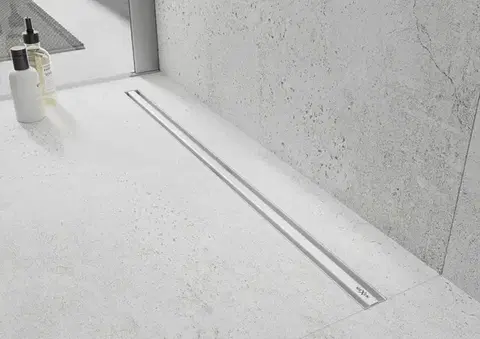 MEXEN Flat 360 Slim podlahový žlab 80 cm otočný bílá 1241080